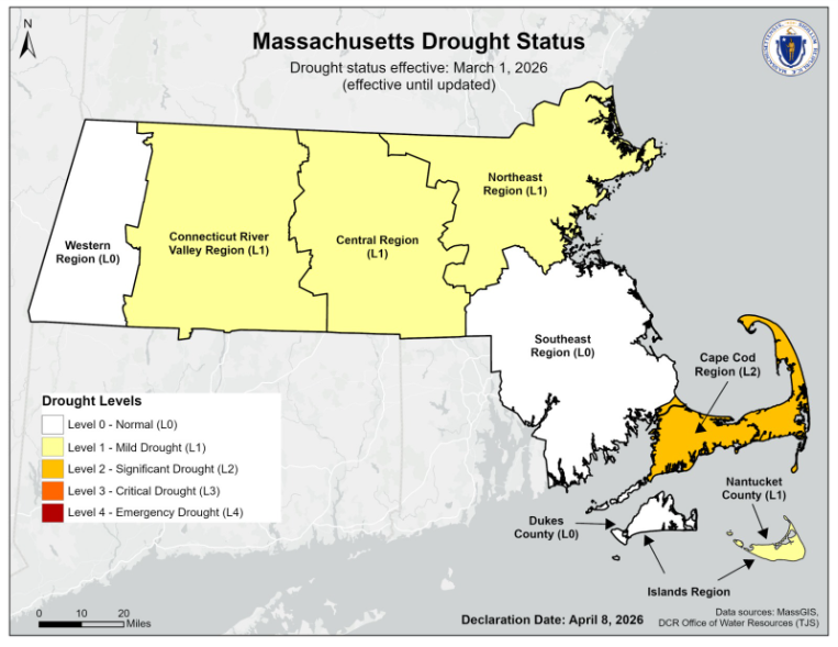 Drought Status Massachussetts - Bridgewater